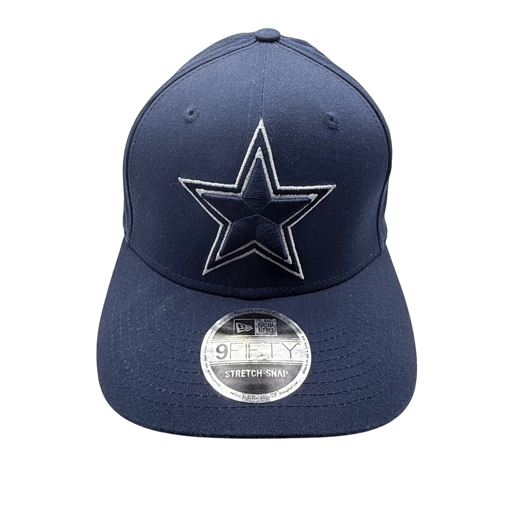 New Era 9FIFTY Dallas Cowboys Hat Snapback Navy Blue OSFM Super Bowl Patch